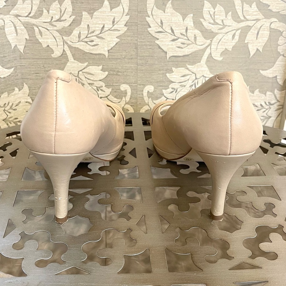Alex Marie Nude Peep toe heel - Picture 2 of 5